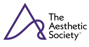 Logo of The Aesthetic Society in purple.